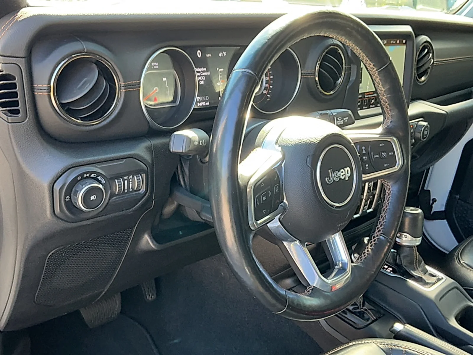 Used 2021 Bright White Clearcoat Jeep High Altitude 4x4 image 9