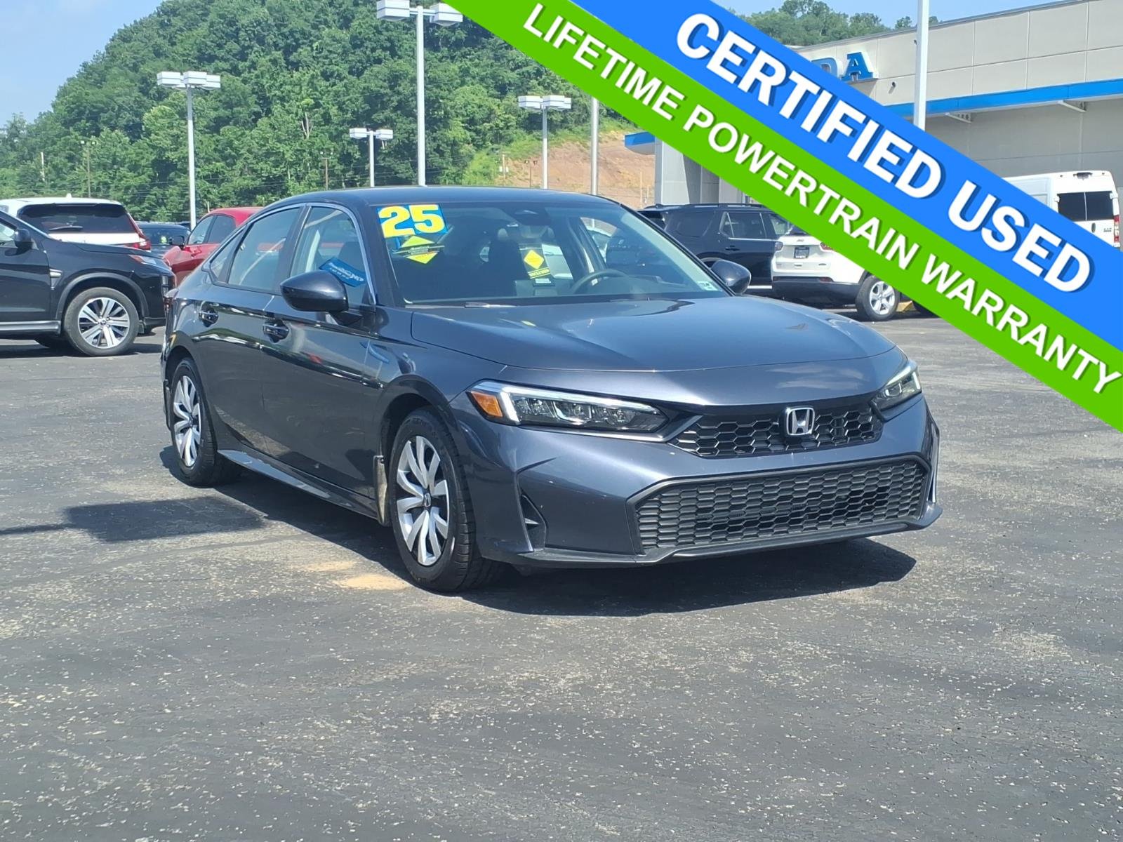 Used 2025 Meteorite Gray Metallic Honda LX image 1