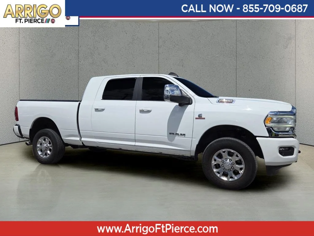 Certified Used 2023 Bright White Clearcoat Ram Laramie image 1