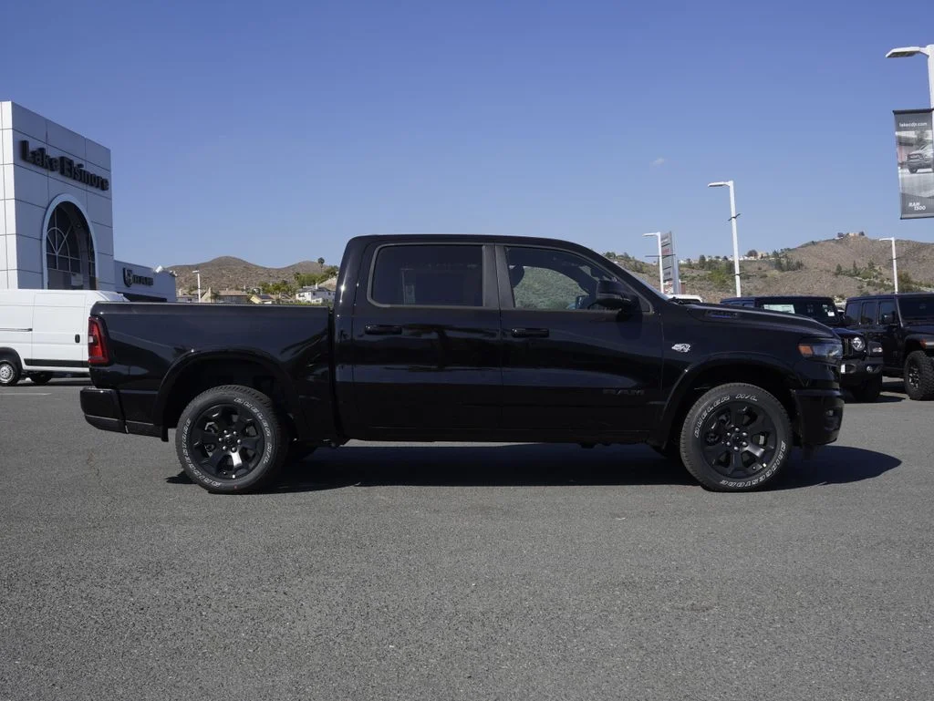 New 2026 Diamond Black Crystal Pearl-Coat Exterior Paint RAM Big Horn/Lone Star image 3