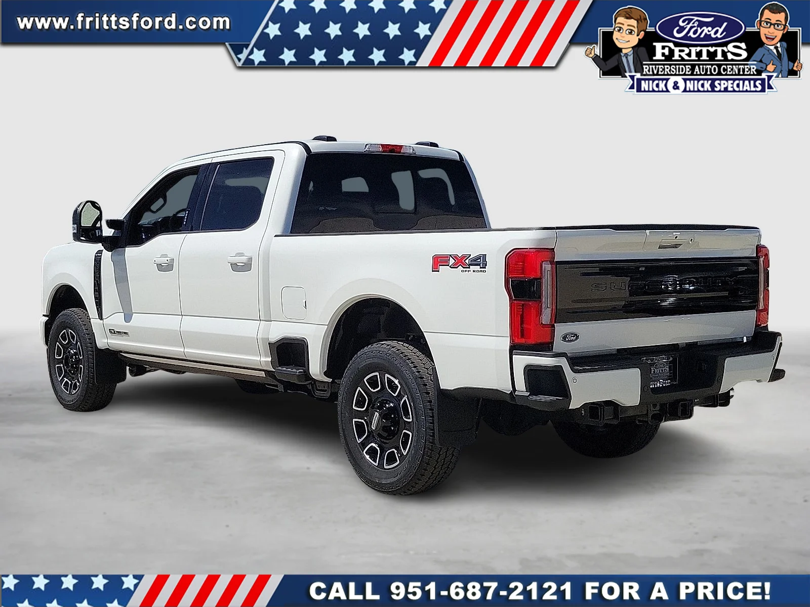 New 2026 Star White Metallic Tri-Coat Ford F-350® Platinum® image 2