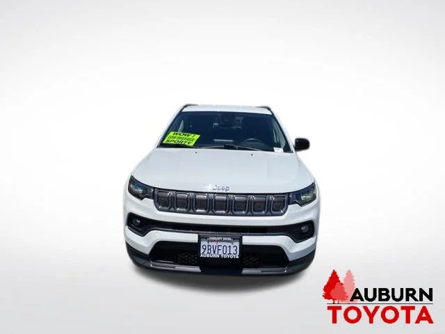 Used 2022 Jeep Compass Latitude with VIN 3C4NJCBB1NT164628 for sale in Auburn, CA