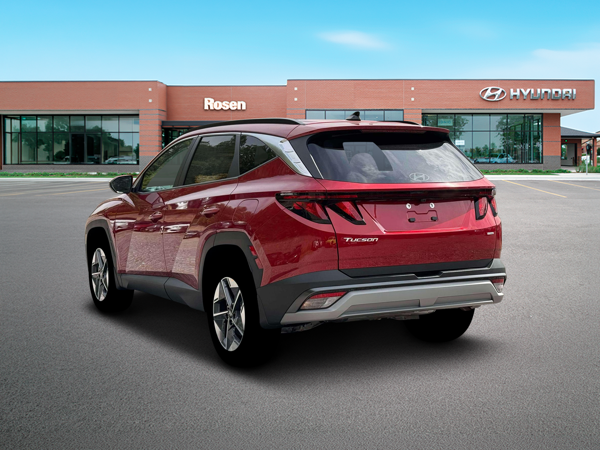 New 2026 Red Hyundai SEL AWD image 5