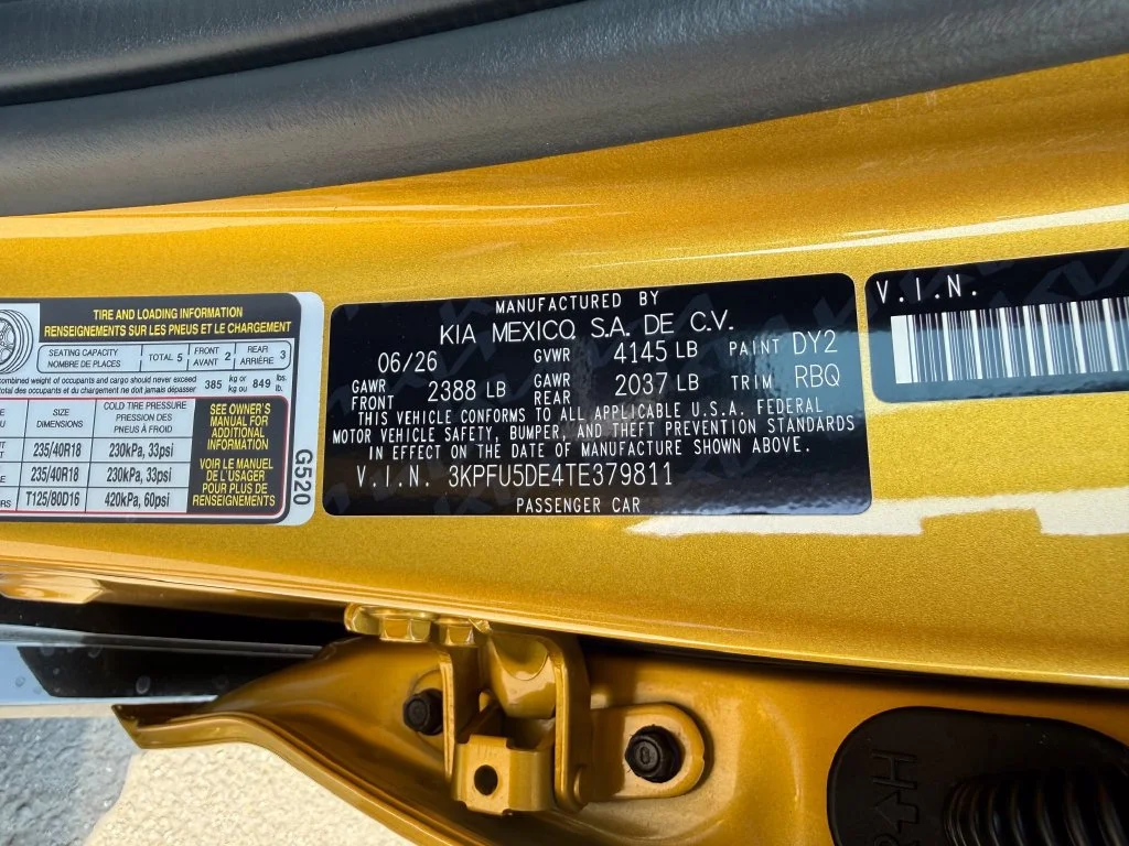 New 2026 Sparkling Yellow Kia GT-Line image 30
