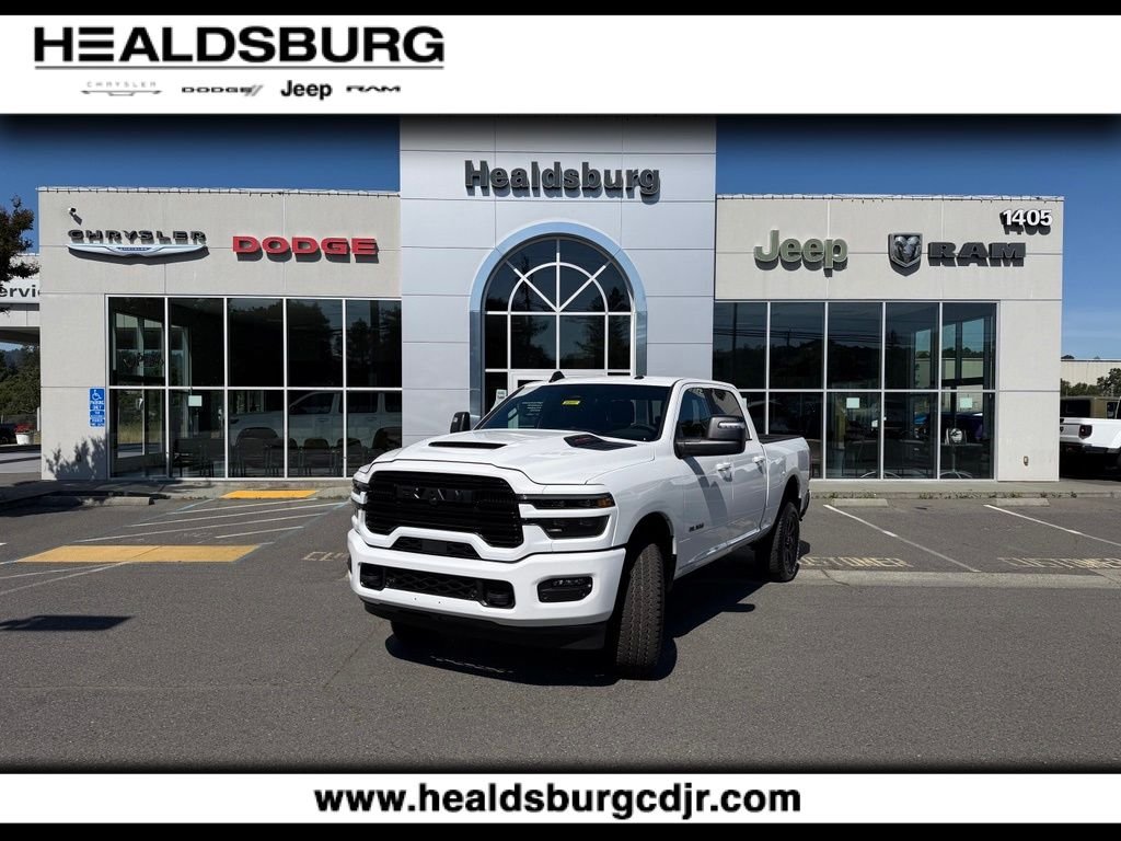 New 2026 Bright White Clear-Coat Exterior Paint RAM Laramie image 1