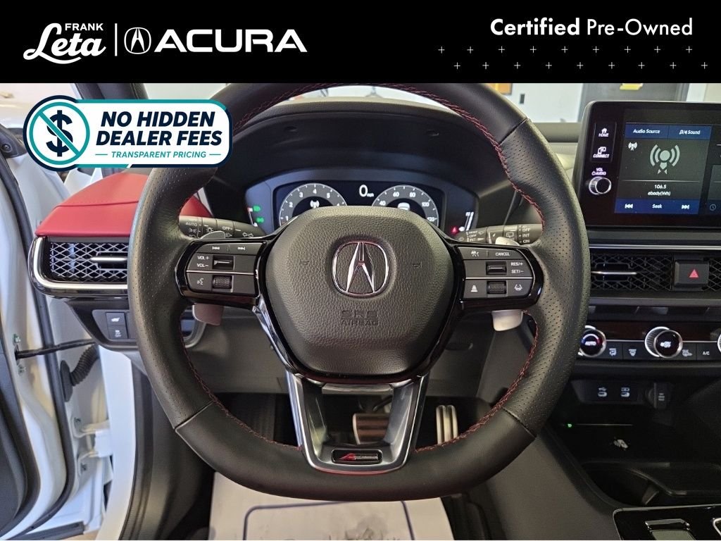 Certified Used 2025 Platinum White Pearl Acura  image 12