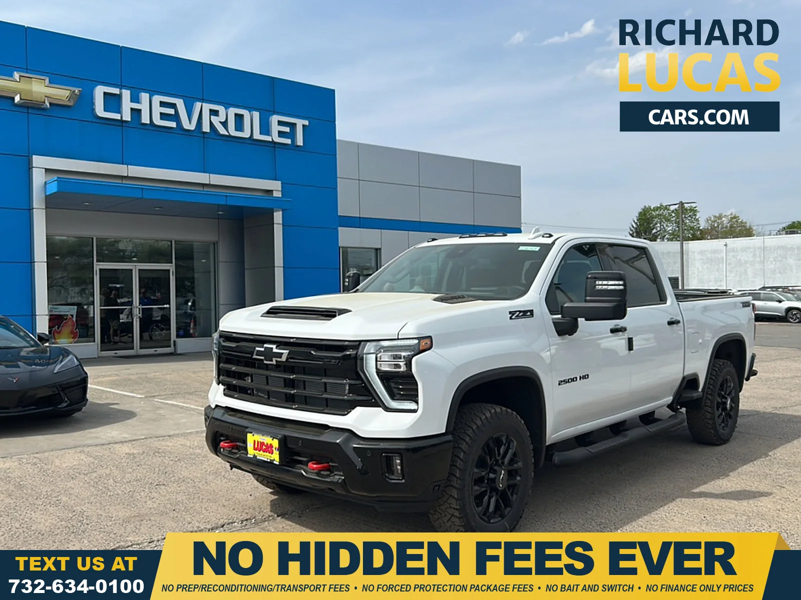 Summit White 2026 Chevrolet Silverado 2500HD LTZ Crew Cab 4WD Pickup Truck Four-Wheel Drive