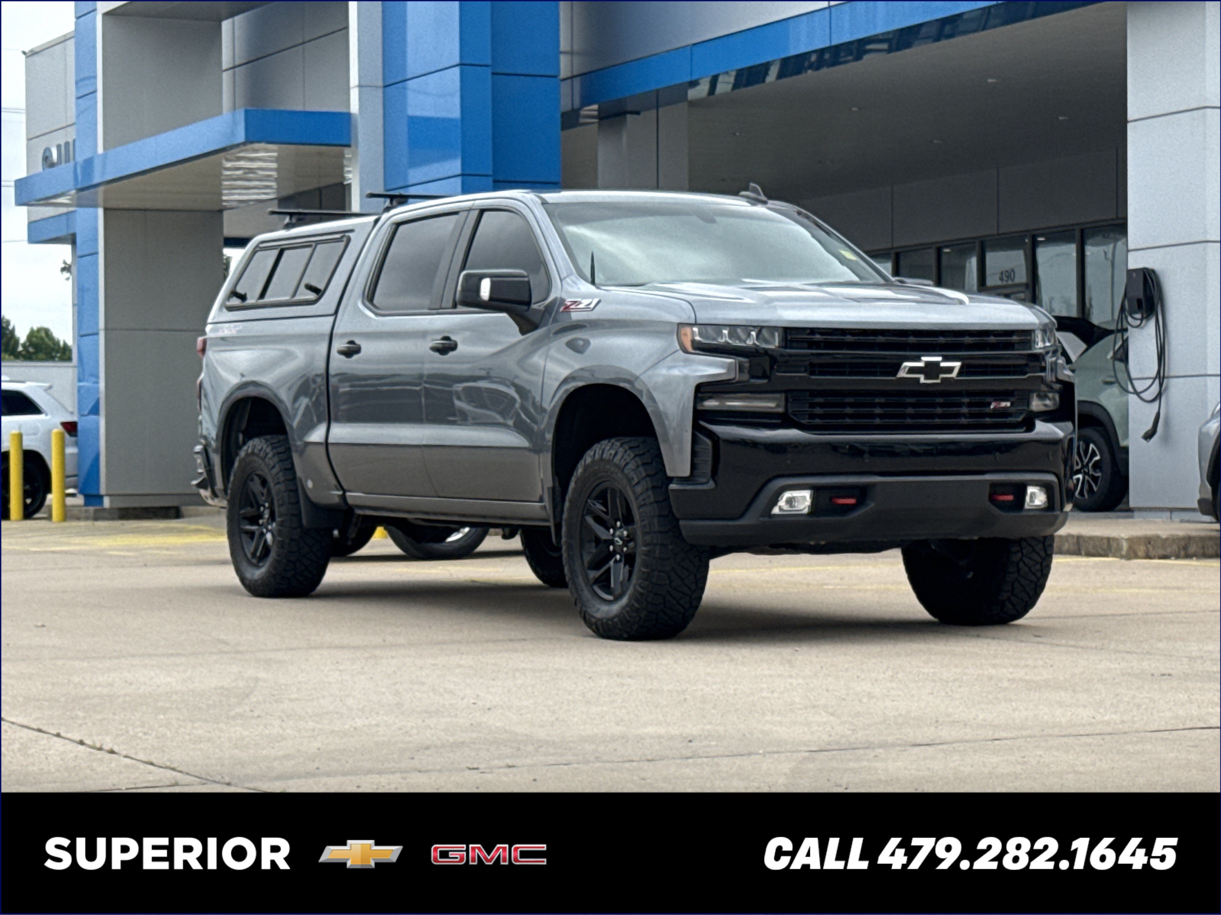 Used 2021 SATIN STEEL METALLIC Chevrolet LT Trail Boss image 1