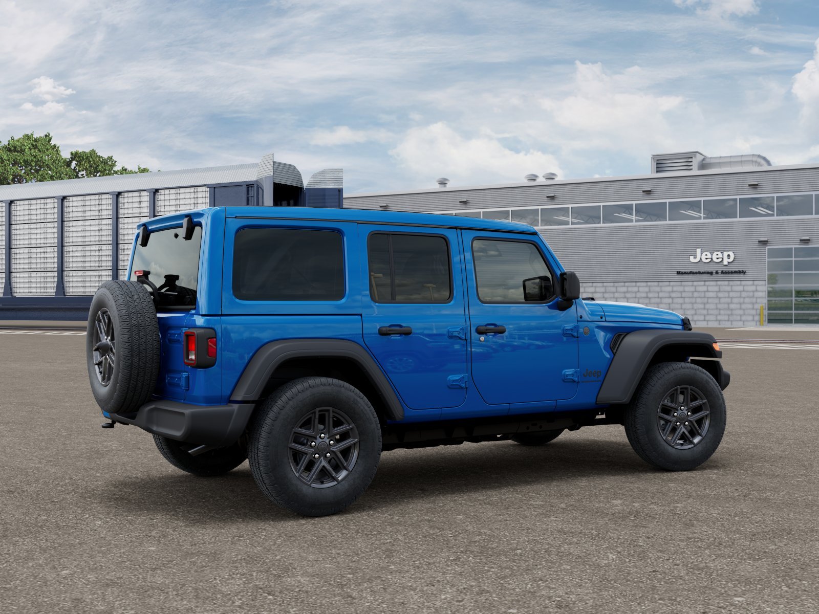 New 2026 Hydro Blue Pearl-Coat Exterior Paint Jeep Sport S image 2