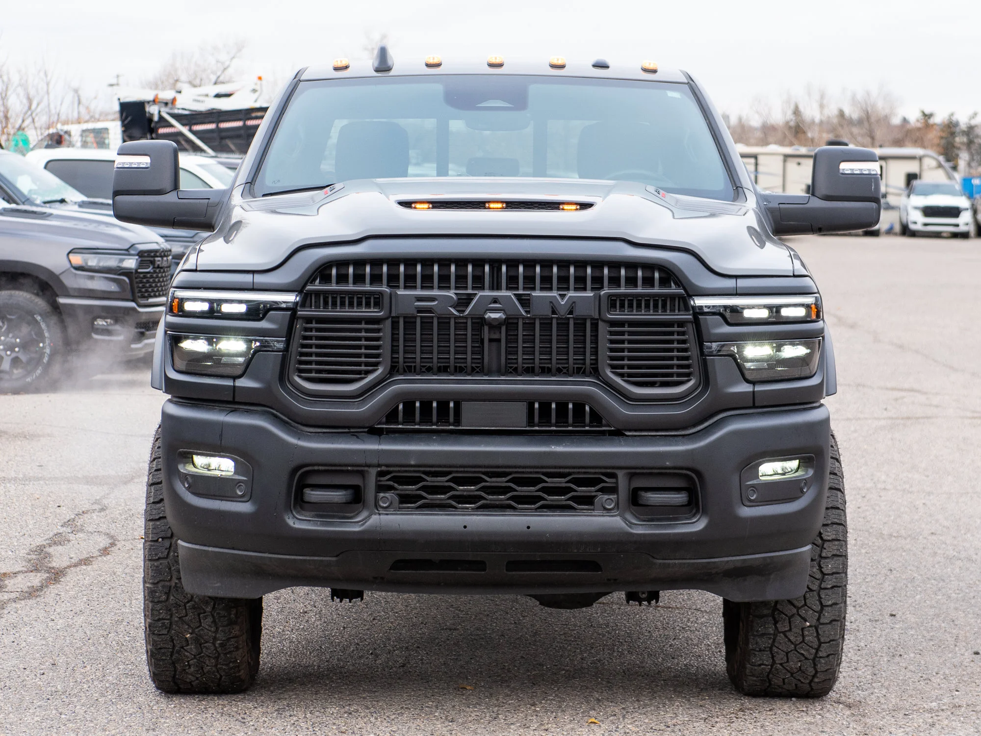 Used 2026 Grey RAM Rebel* Crew Cab 4x4, 2 Inch Lift, 35 Inch Tires, Winch, Trigger Industries MudFlaps image 10