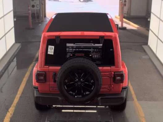 Used 2025 Firecracker Red Clearcoat Jeep Sahara image 5
