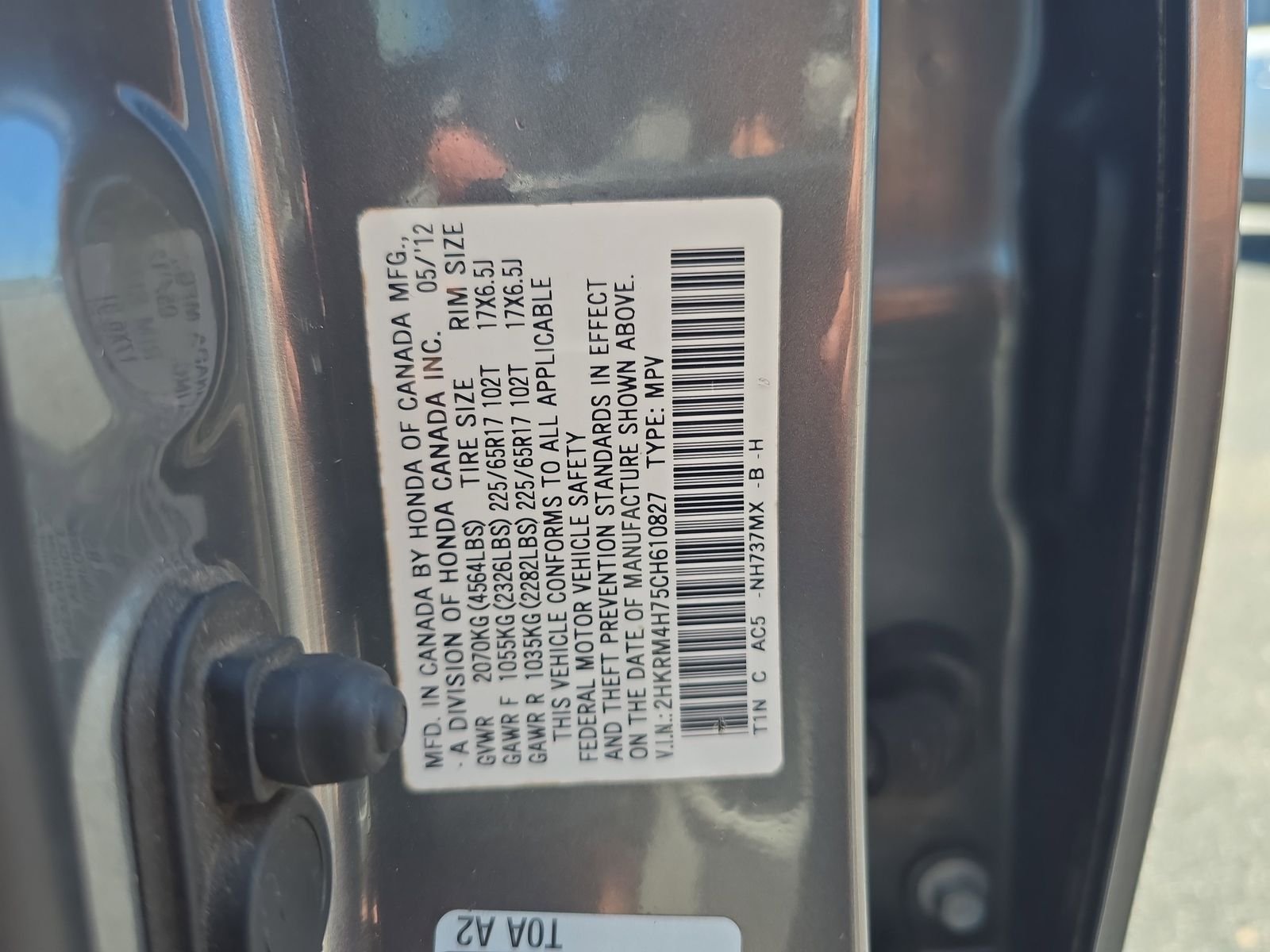 Used 2012 Gray Honda EX-L image 30