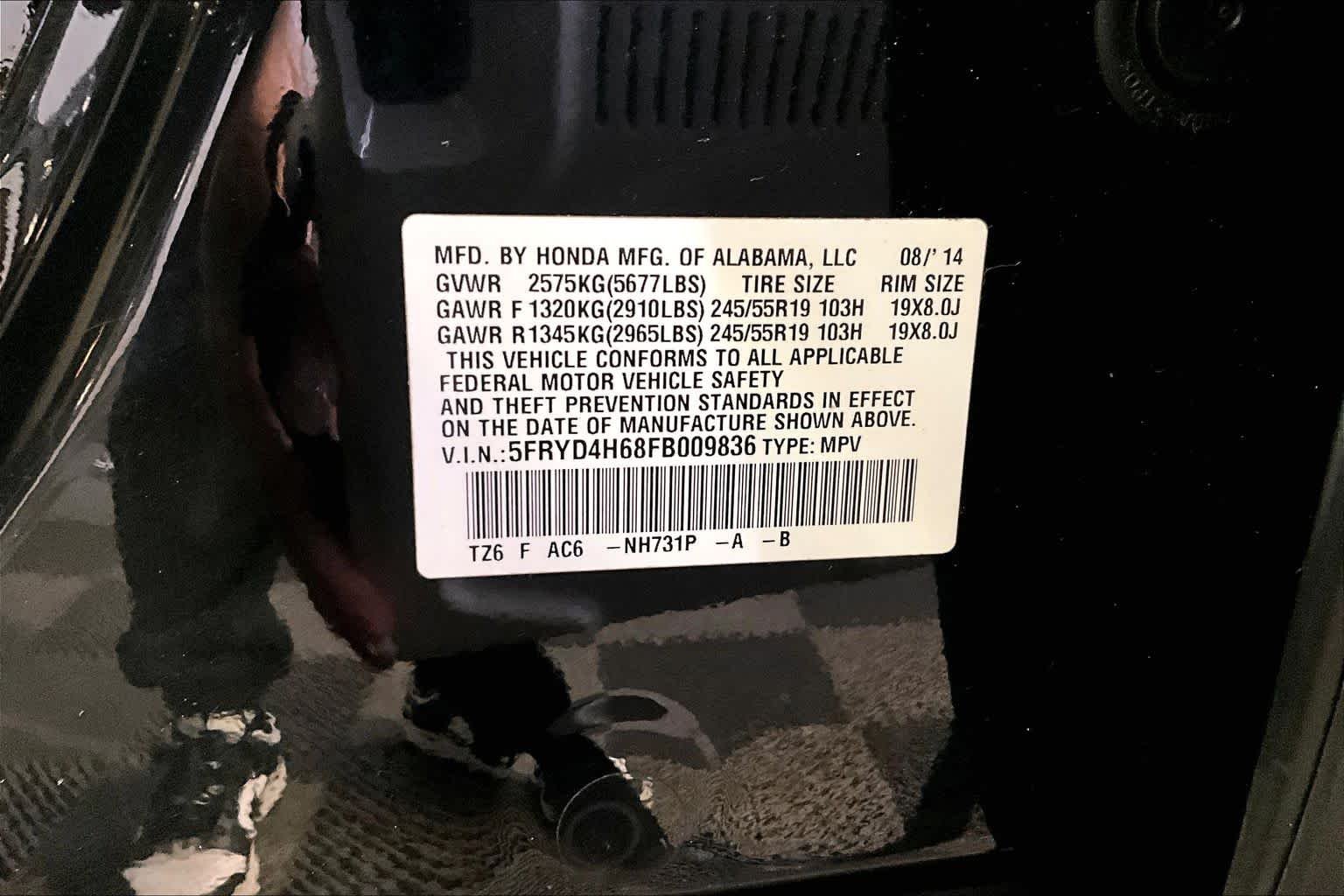 Used 2015 Crystal Black Pearl Acura Tech/Entertainment Pkg image 33