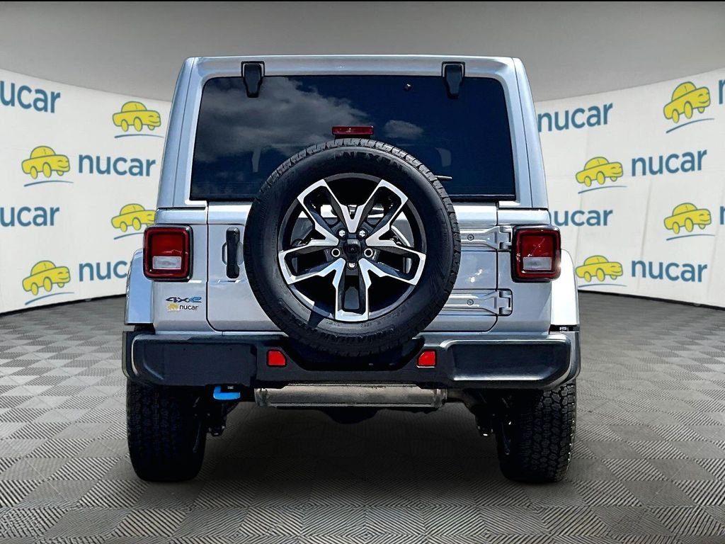 Used 2024 Silver Jeep Sport S 4xe image 5
