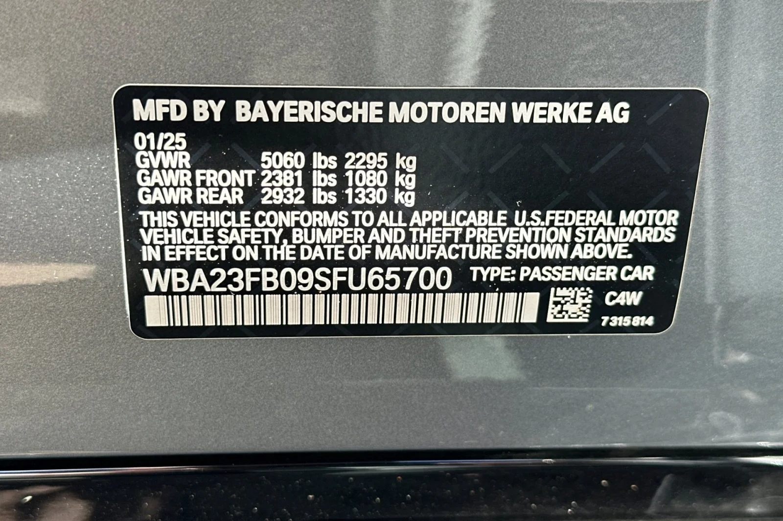 Used 2025 SKYSCRAPER GREY BMW 430i image 29