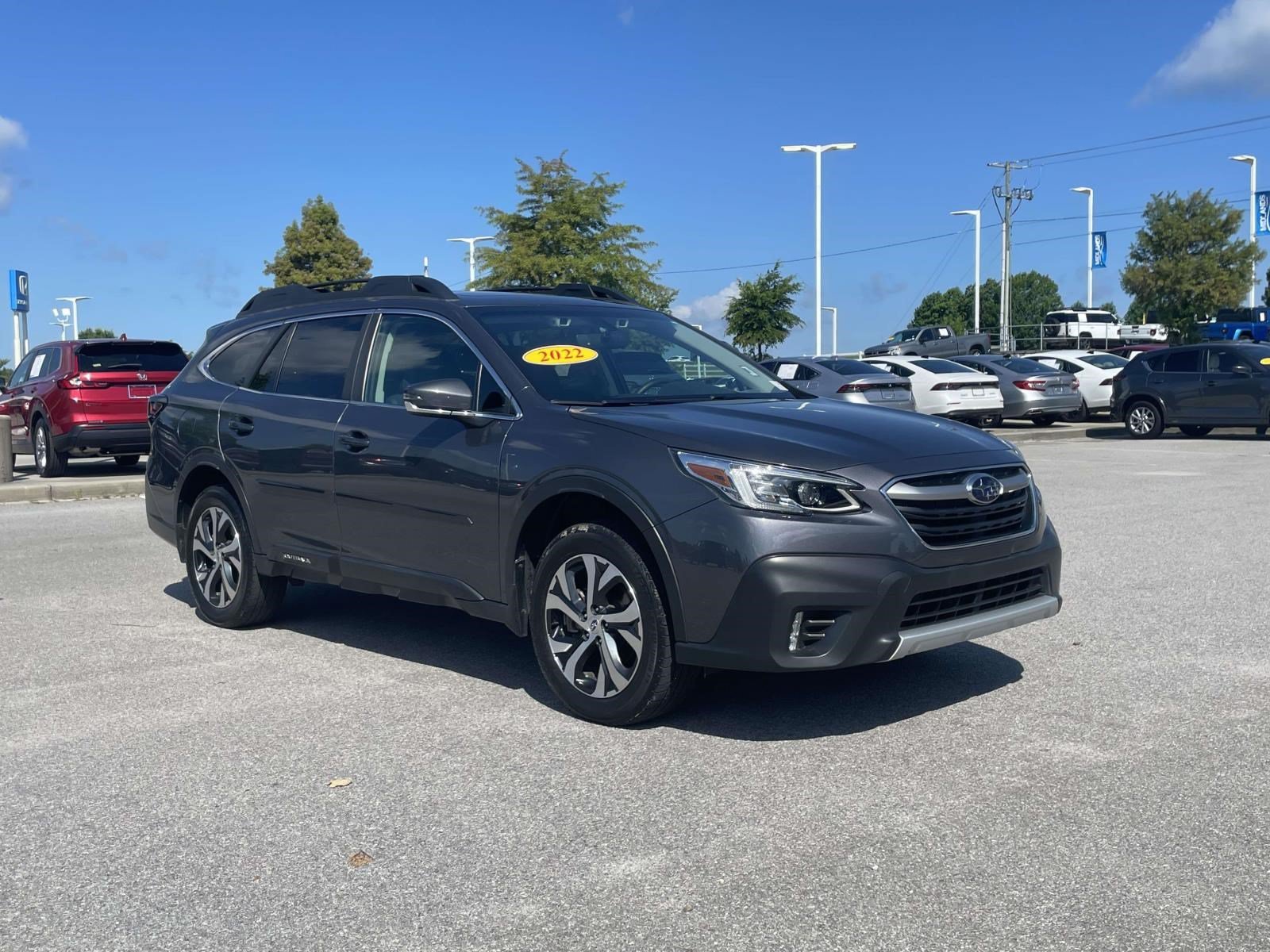 Used 2022 Magnetite Gray Metallic Subaru Limited image 1