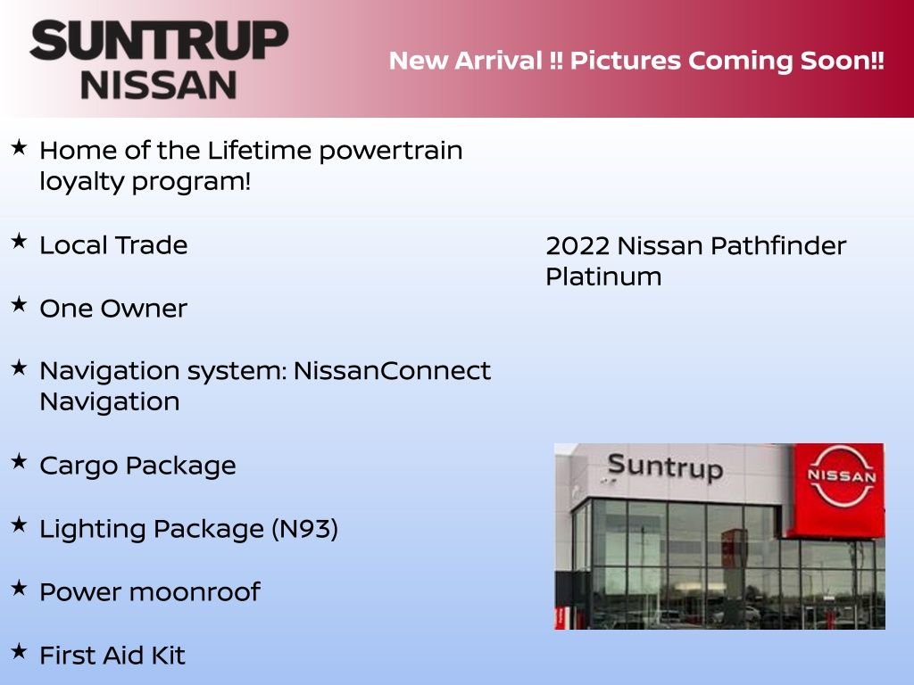 Certified Used 2022 Blue Nissan Platinum image 3