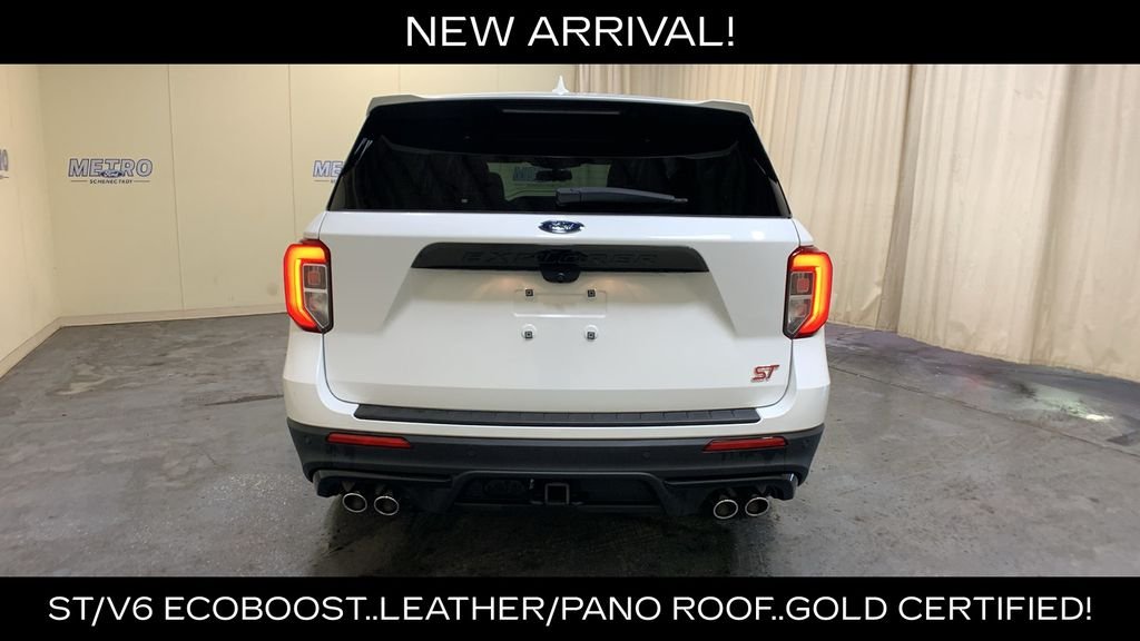 Certified Used 2022 White Metallic Ford ST image 4