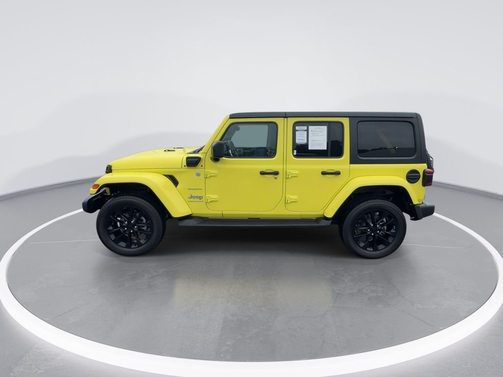 Used 2023 Yellow Jeep Sahara 4xe image 5