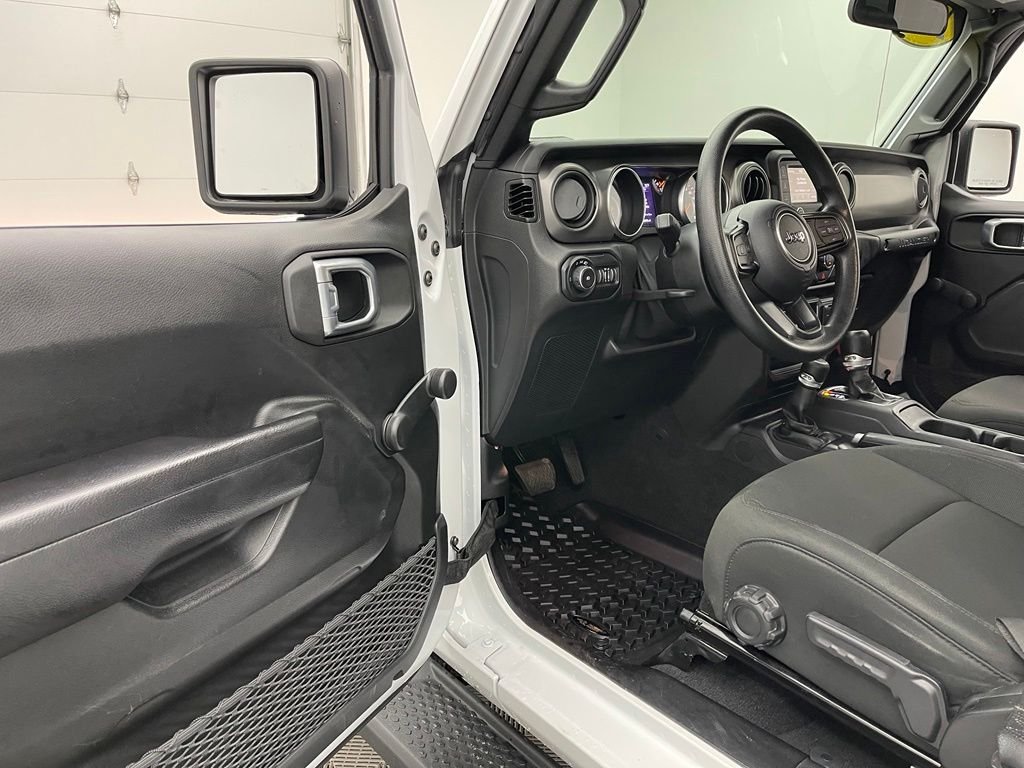 Used 2021 Bright White Clearcoat Jeep Unlimited Willys image 13