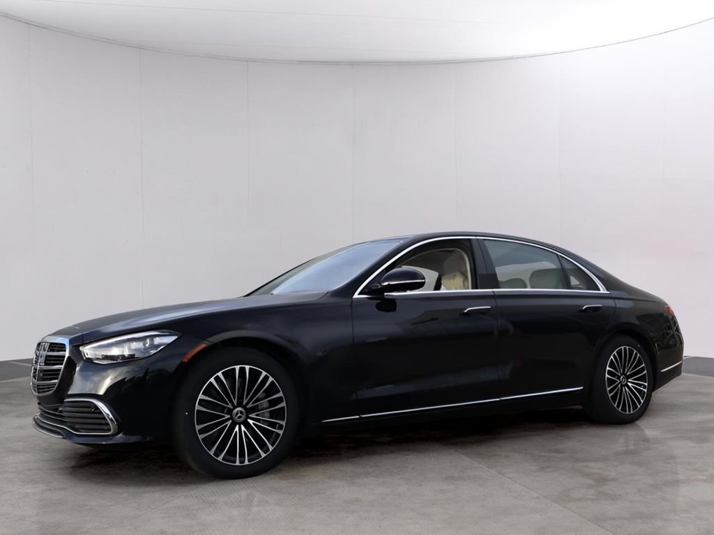 New 2026 Obsidian Black Metallic Mercedes-Benz S 580 image 3
