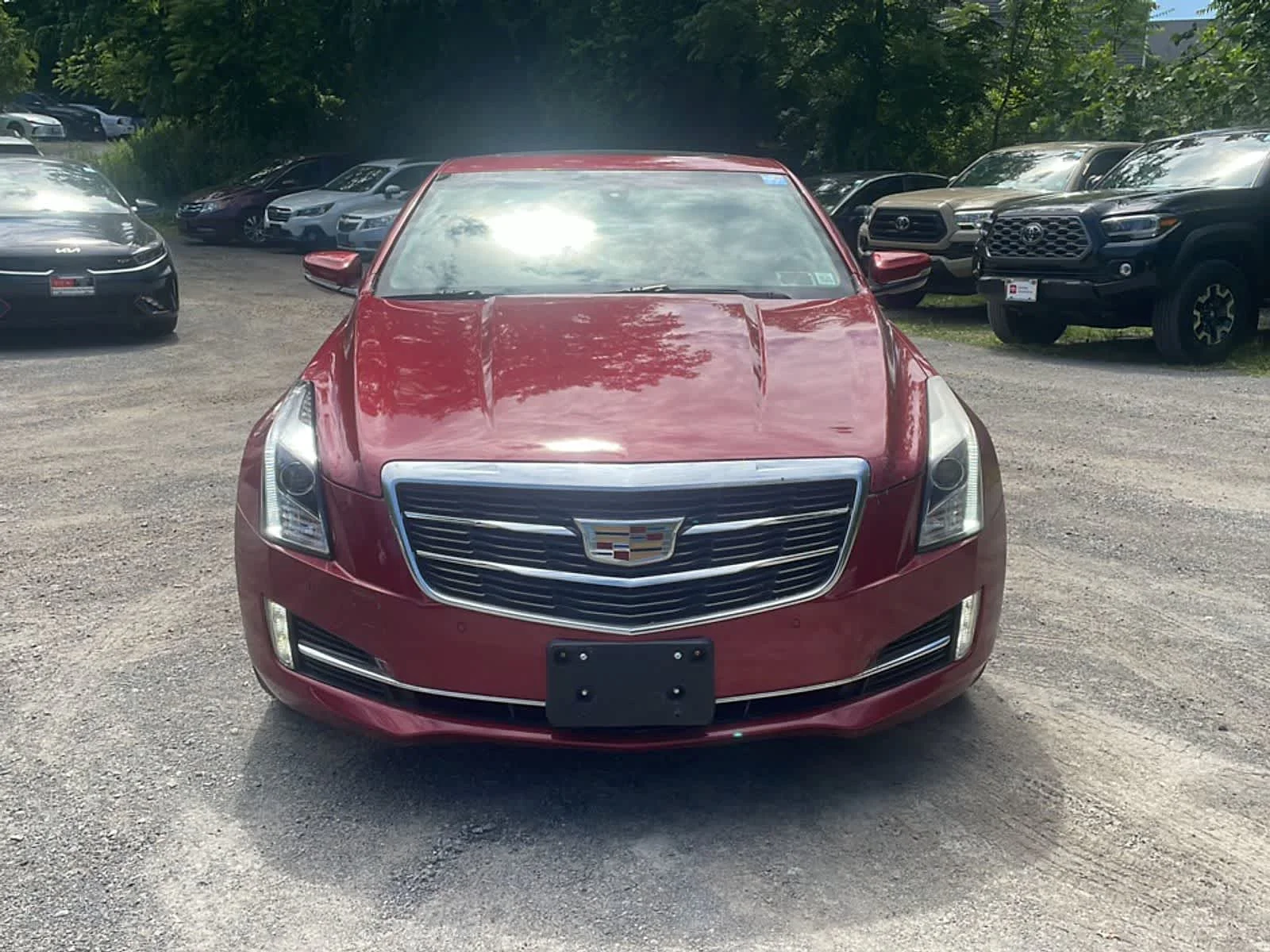 Used 2016 Red Obsession Tintcoat Cadillac Luxury Collection AWD image 11
