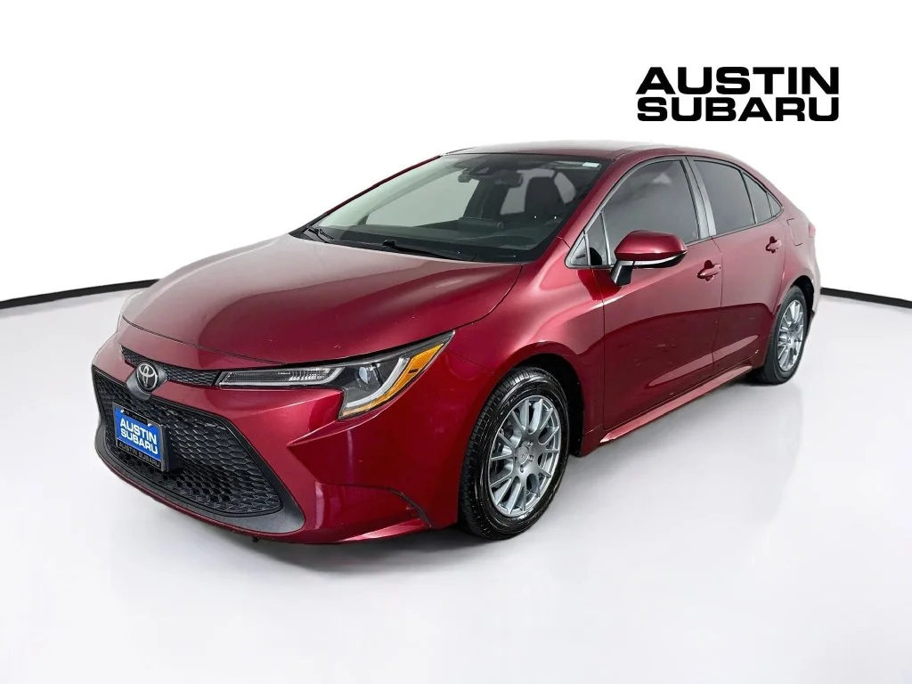 Used 2022 Red Toyota LE image 3