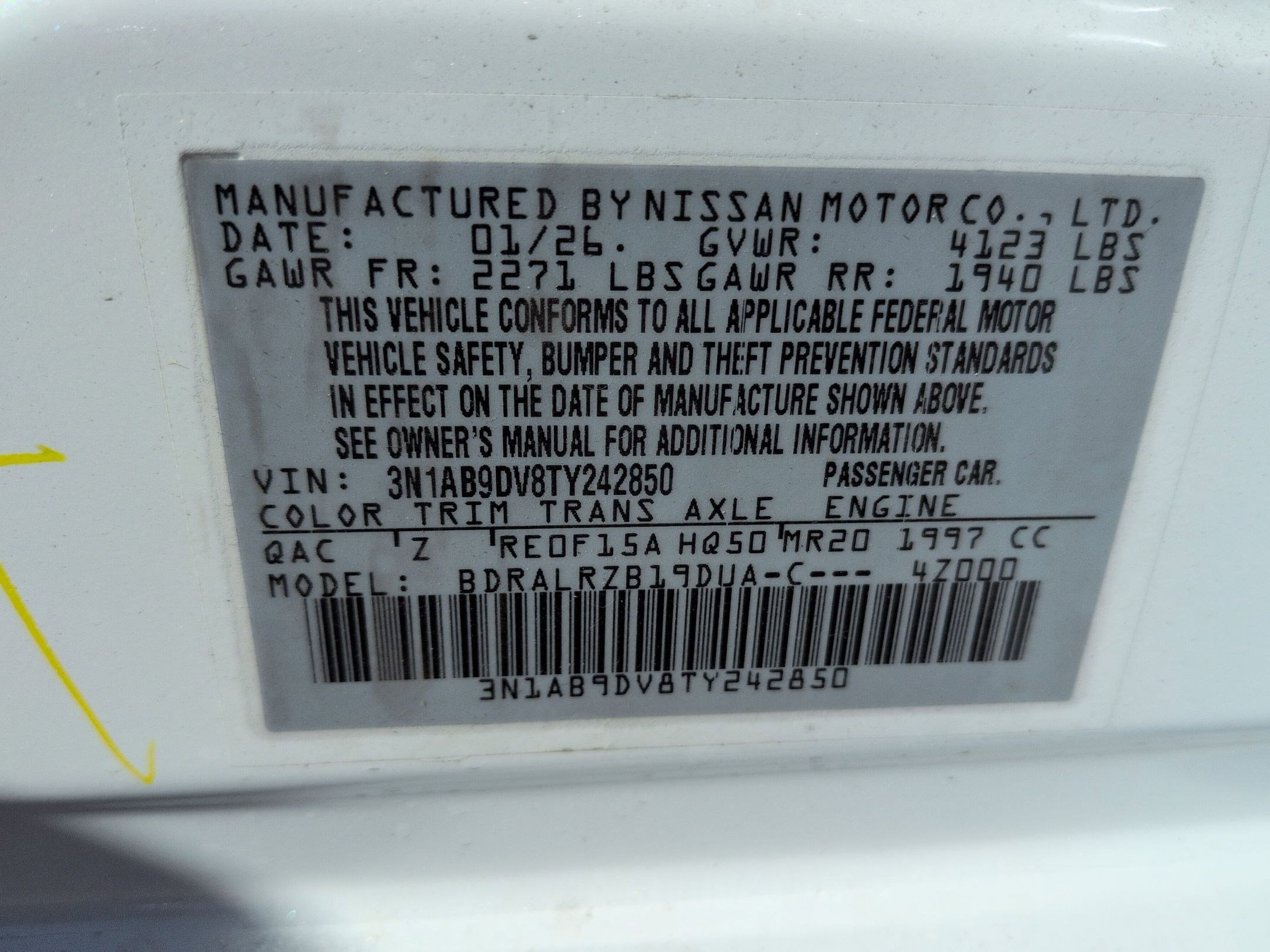 New 2026 Aspen White TriCoat Nissan SR image 16