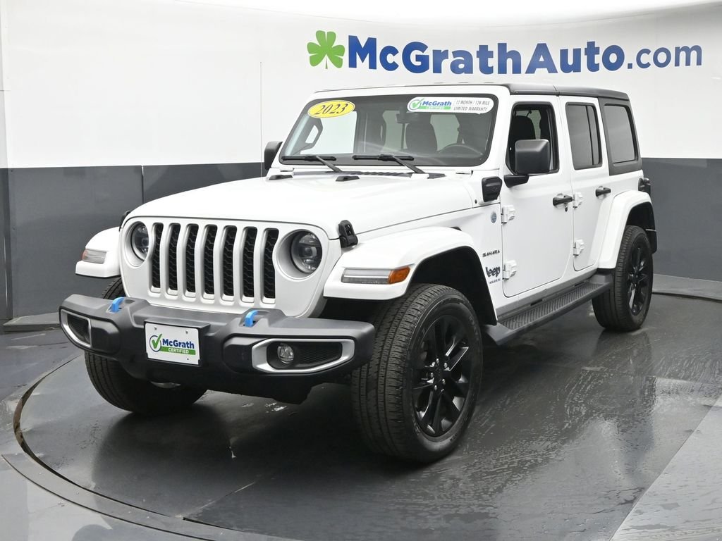 Used 2023 White Jeep Sahara 4xe image 20