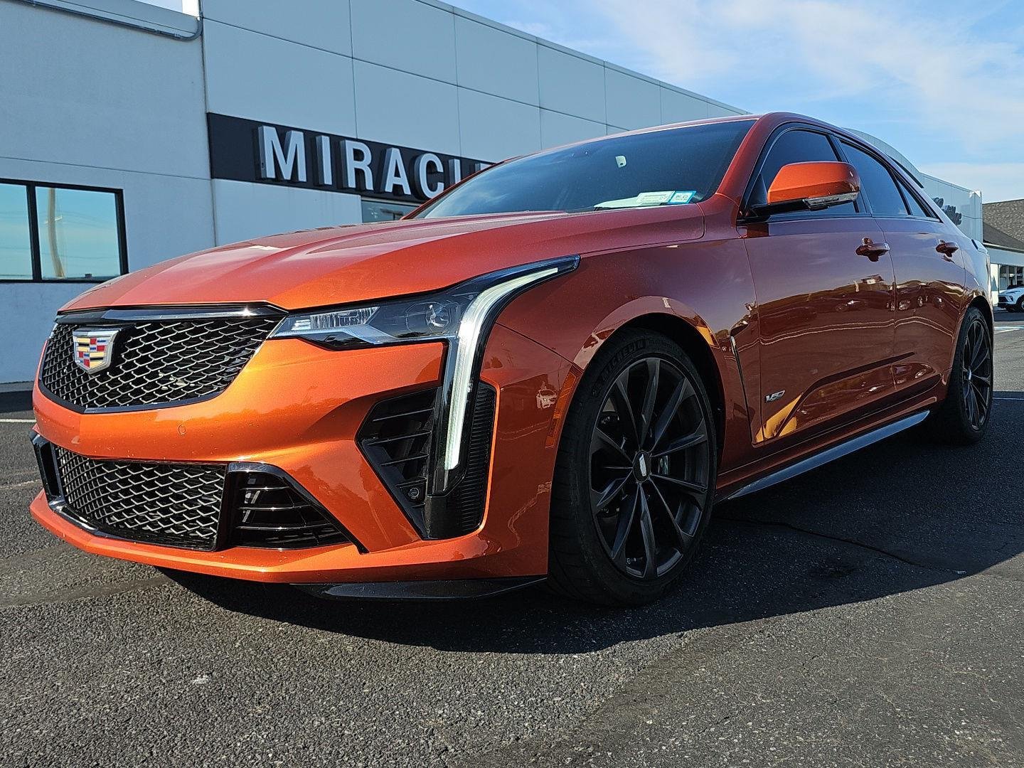 Used 2023 Blaze Orange Metallic Cadillac Blackwing image 34