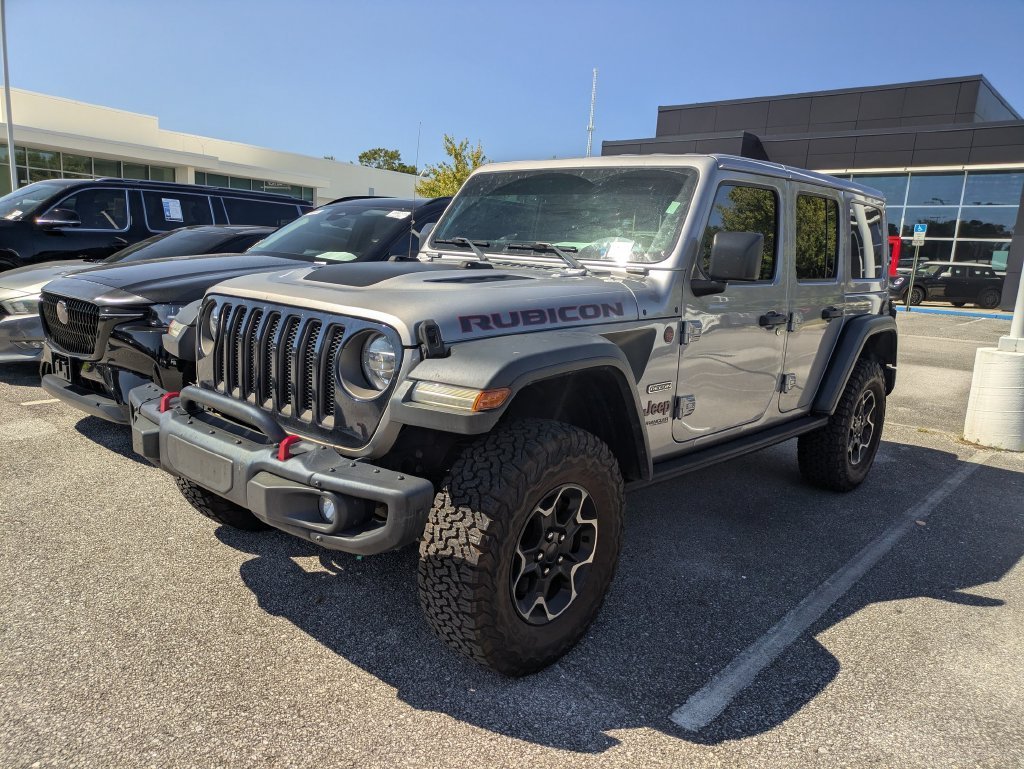Used 2020 Billet Silver Metallic Jeep Unlimited Rubicon image 1