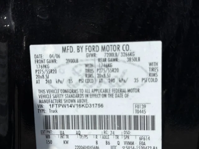 Used 2006 Black Ford King Ranch image 9