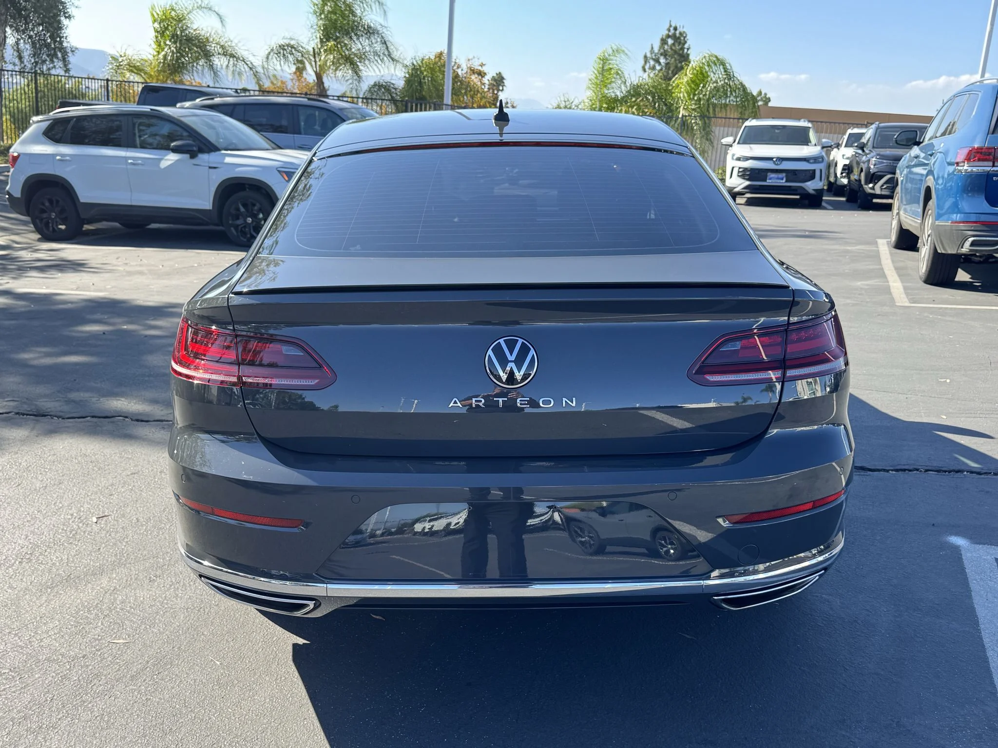 Used 2021 Urano Gray Volkswagen SEL R-Line image 6