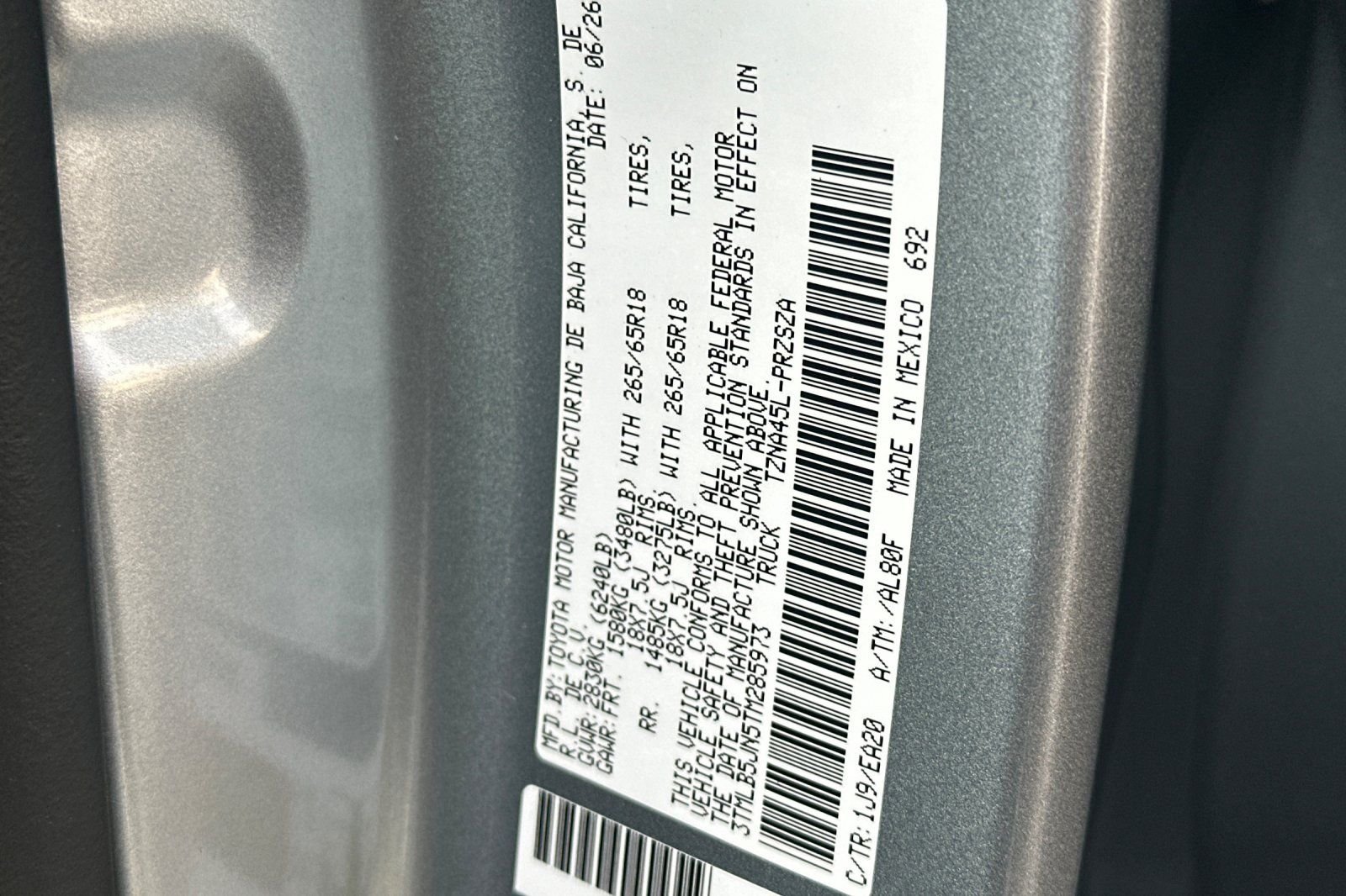 New 2026 Celestial Silver Metallic Toyota TRD Off-Road image 26