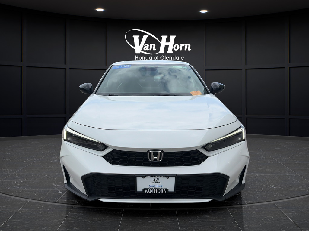 Used 2025 Platinum White Pearl Honda 4D HYBRID SPORT image 8