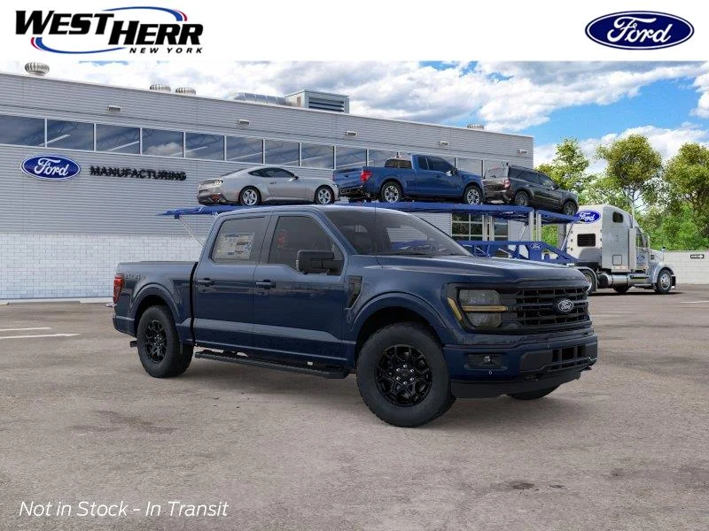 New 2026 Antimatter Blue Metallic Ford XLT image 1