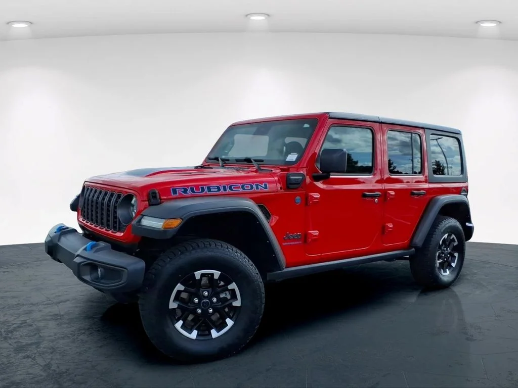 Used 2024 Red Jeep Rubicon 4xe image 2