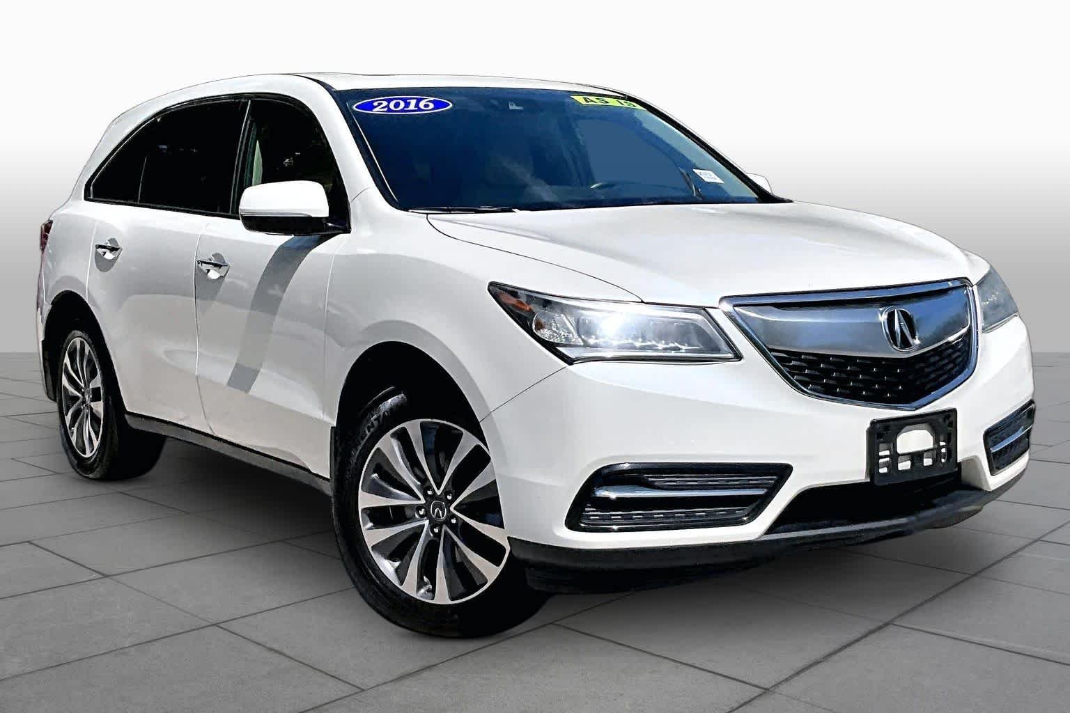 Used 2016 White Diamond Pearl Acura w/Tech image 3