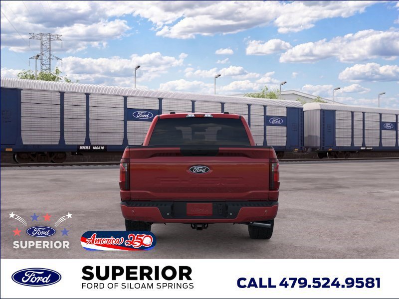 New 2026 Ruby Red Metallic Tinted Clearcoat Ford XLT 4WD image 5