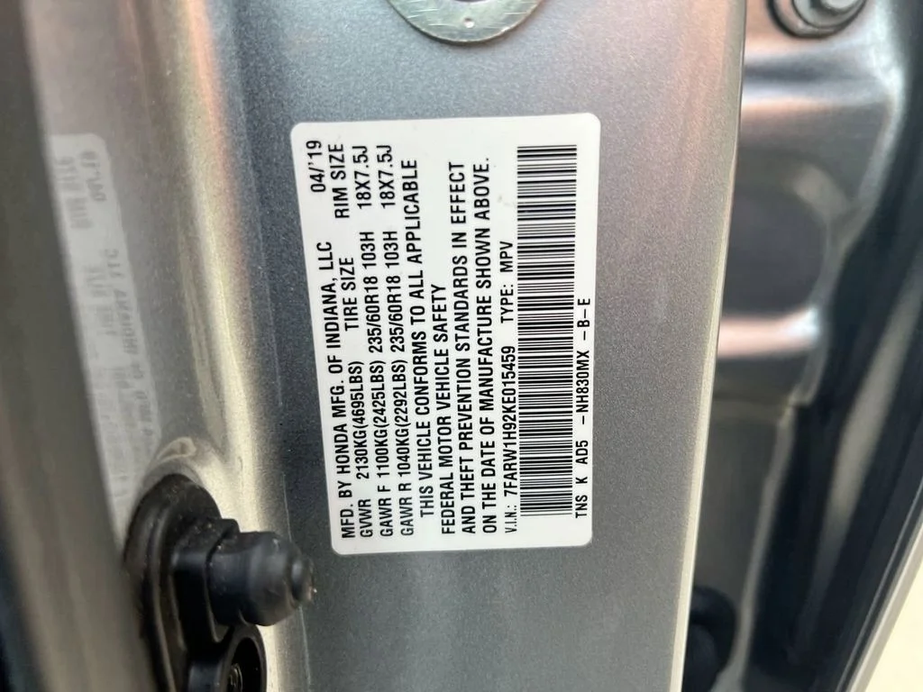Used 2019 Lunar Silver Metallic Honda Touring image 24