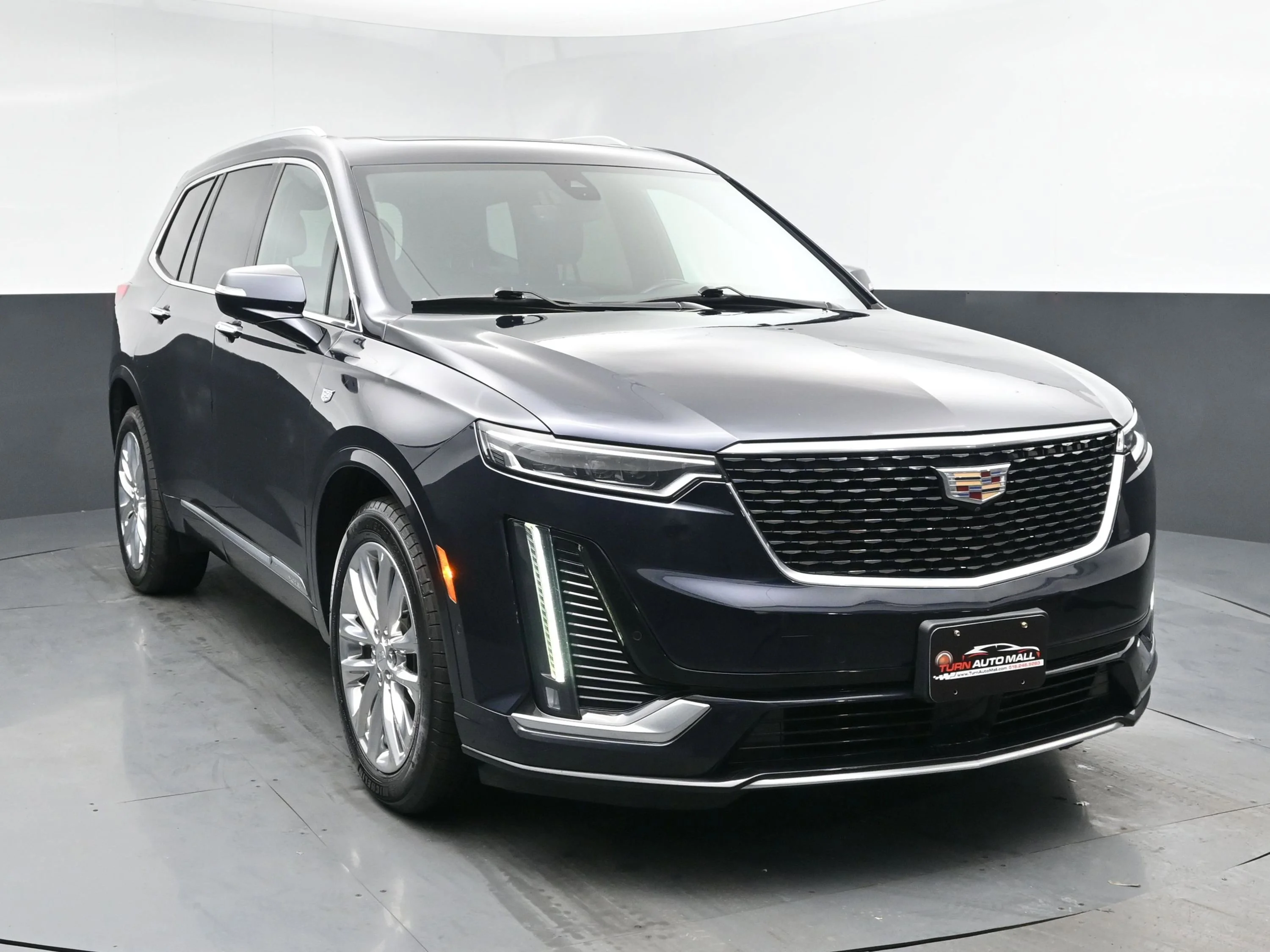 Used 2021 Dark Moon Blue Metallic Cadillac Premium Luxury image 2