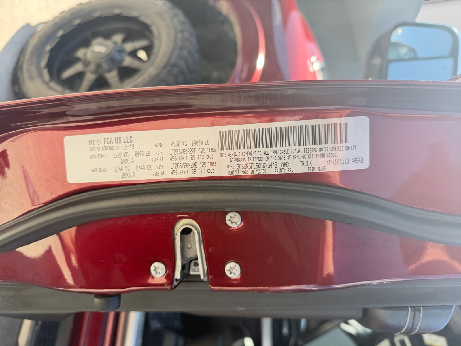 Certified Used 2019 Delmonico Red Pearlcoat Ram Laramie image 24