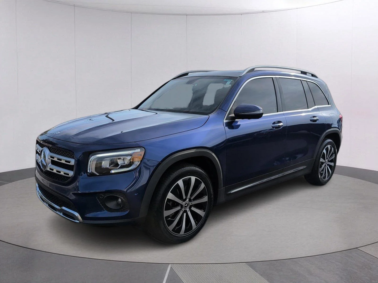 Used 2021 Galaxy Blue Metallic Mercedes-Benz GLB 250 image 1