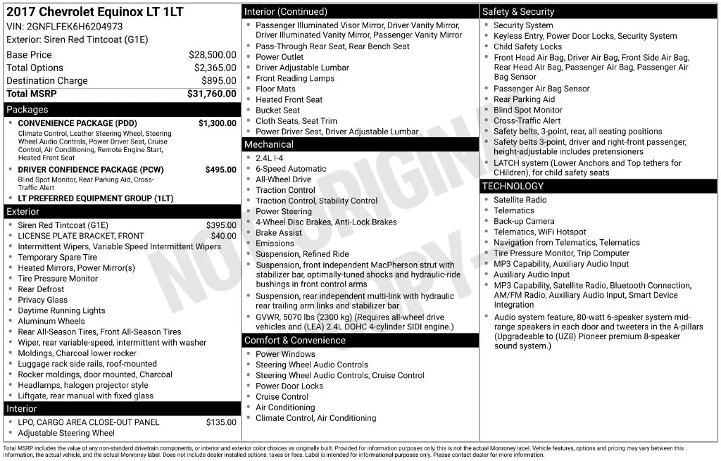 Used 2017 Red Chevrolet LT image 6
