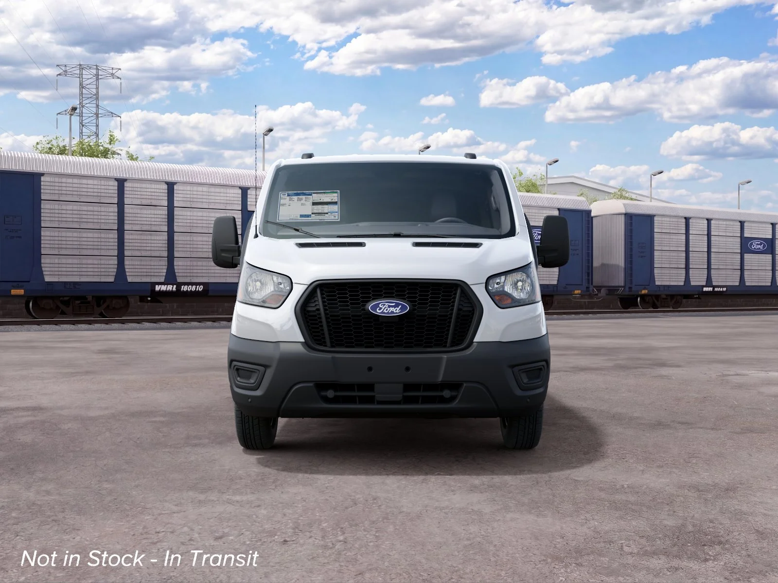 New 2027 Oxford White Ford Cargo Van image 3
