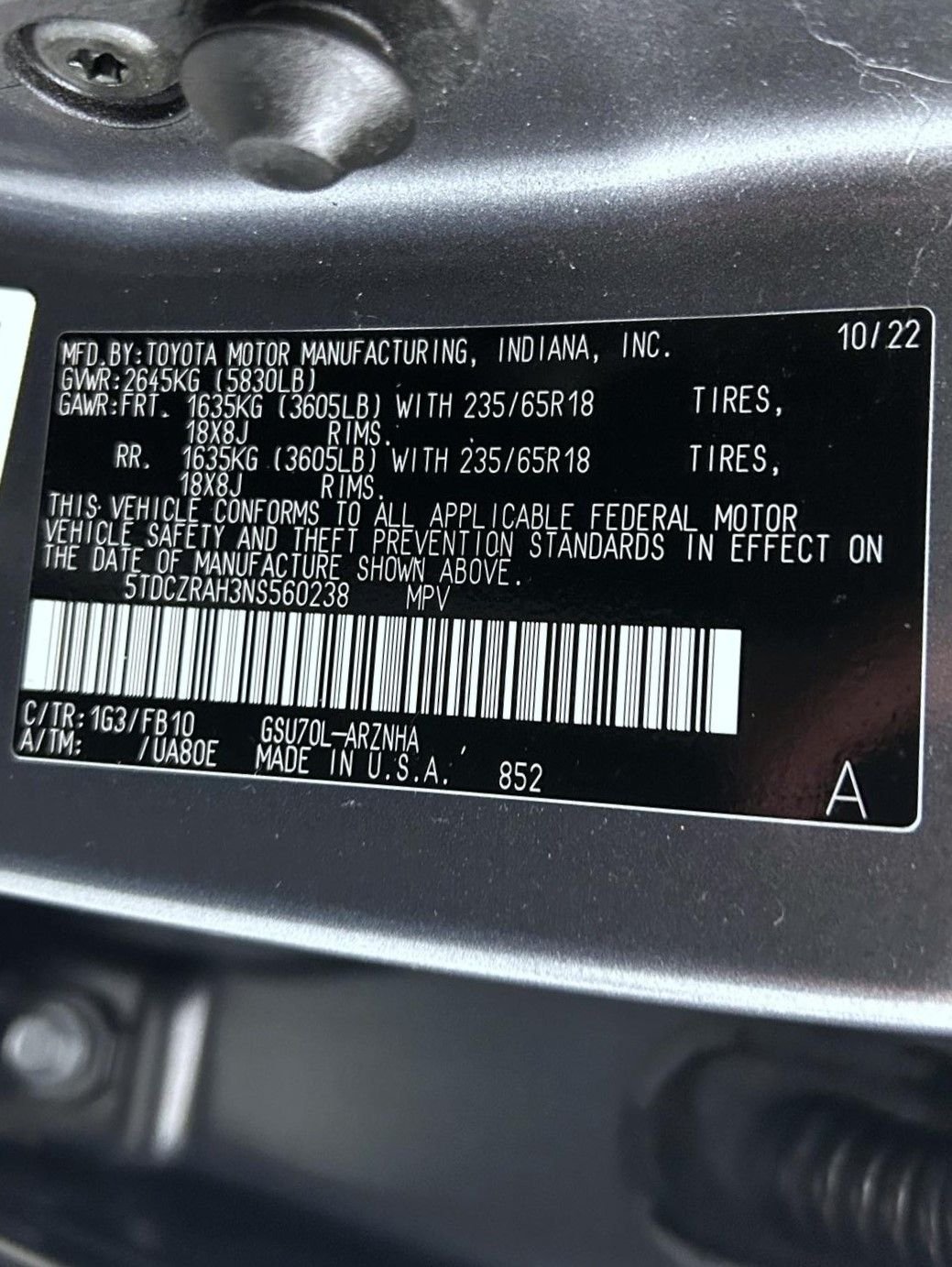 Used 2022 Gray Toyota L image 28