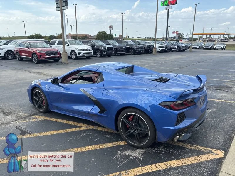 Used 2021 Blue Chevrolet Stingray image 3