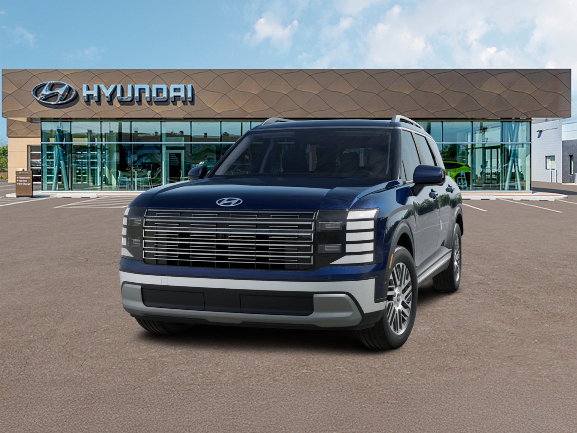 New 2026 Blue Hyundai SEL Premium AWD image 1