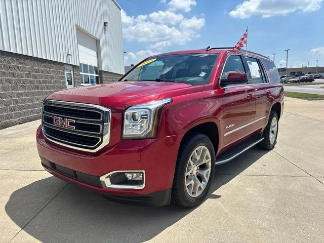Used 2015 Crystal Red Tintcoat GMC SLT image 4