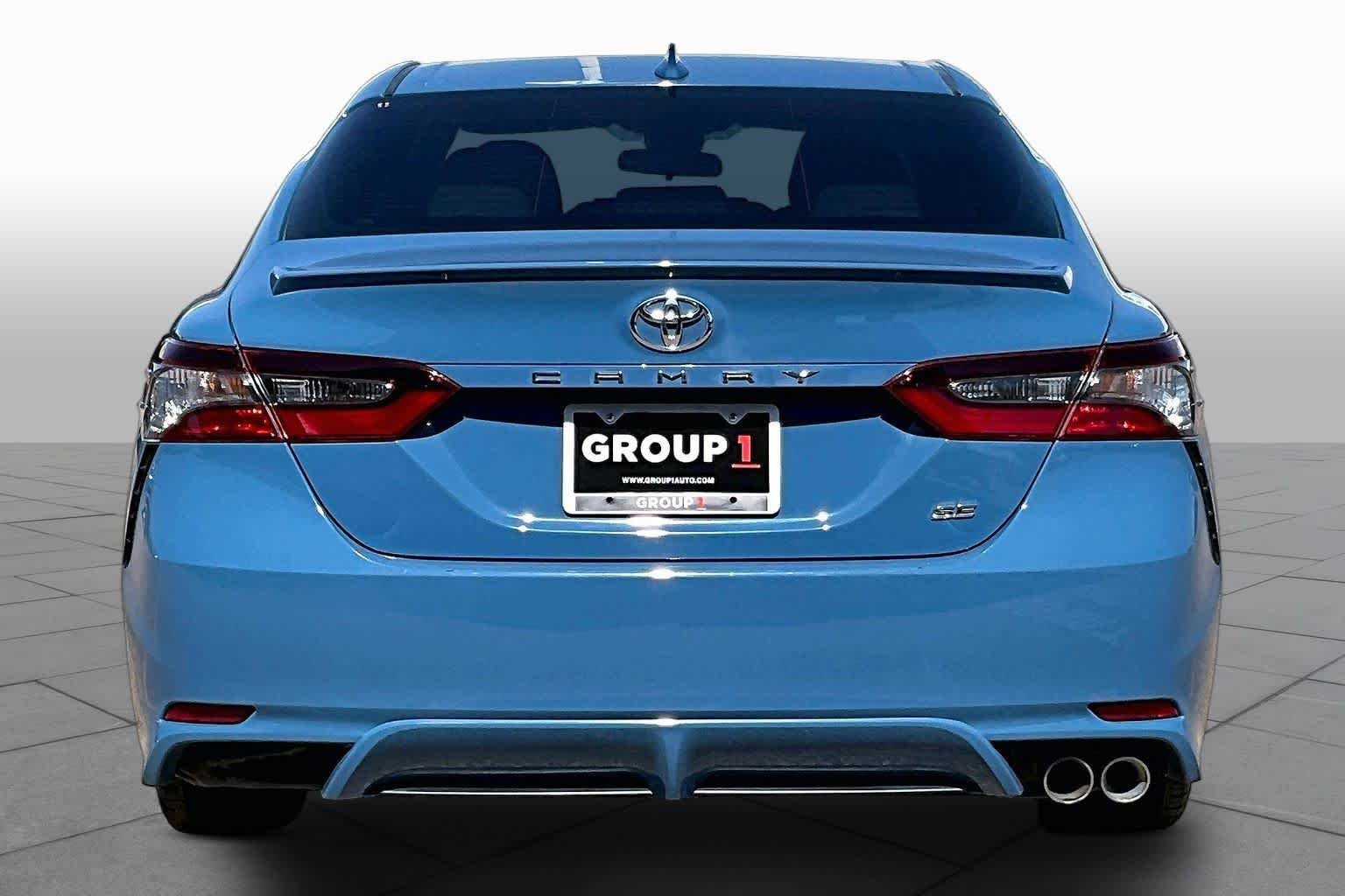 Used 2023 Cavalry Blue Toyota SE image 5